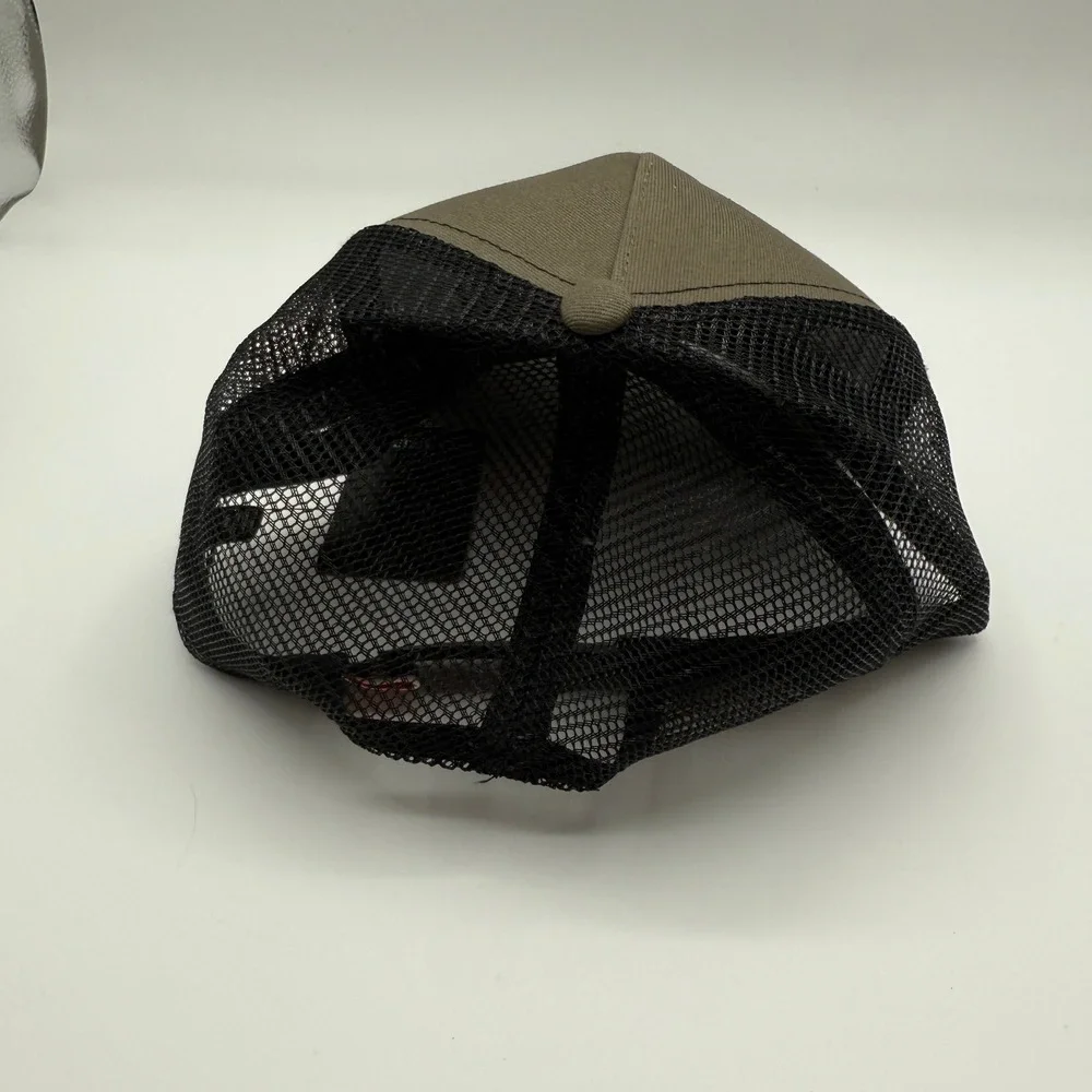 True Religion Hat Cap Camouflage Trucker Hat Olive Black Mesh OS Adult Y2K NEW‎